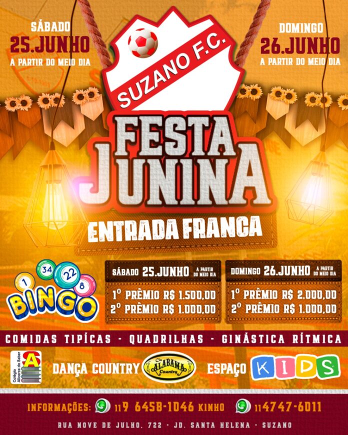 Entrada Gratuita Tradicional Grande Festa Junina Do Clube