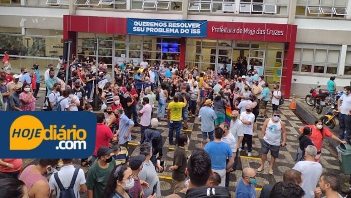 Protesto Manifestação Prefeitura de Mogi das Cruzes