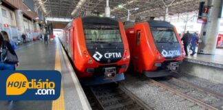 Pessoa morre após ser atingida por trem na linha 12-Safira da CPTM, que atende a região do Alto Tietê