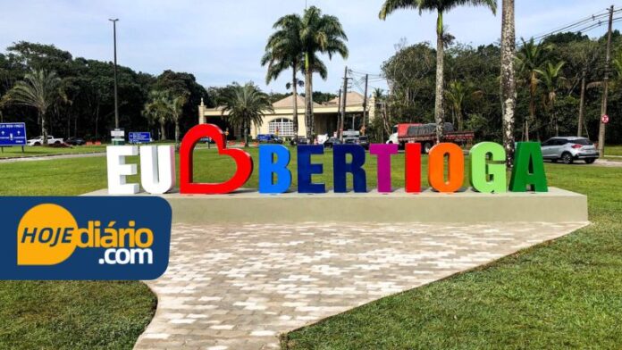 letreiro Bertioga