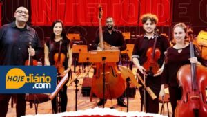 Quinteto de Cordas da Sinfônica de Mogi das Cruzes fará show de lançamento no Theatro Vasques, nesta sexta-feira (26)