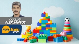 "Faça uma criança feliz, doe um brinquedo criativo ao Fundo Social!", por Alex Santos