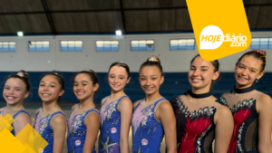 Equipe de jovens ginastas de Suzano está competindo em campeonato brasileiro da categoria