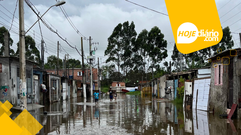 Chuvas fortes causam alagamentos e transtornos no Jardim Maitê e Miguel Badra, em Suzano; veja imagens