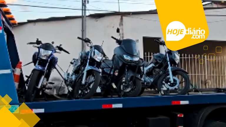 GCM apreende motos em Itaquaquecetuba