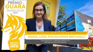 Prêmio Guará – Destaques do Ano: Mara Bertaiolli é premiada após ser eleita a primeira prefeita da história de Mogi das Cruzes