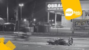 Motociclista morre em grave acidente na SP-66, na região do bairro Vila Amorim, em Suzano, neste domingo (25)