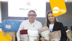 Vereadores de Mogi das Cruzes doam cobertores ao Fundo Social para a Campanha do Agasalho 2025
