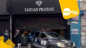 Loja de pratas na região central de Suzano é arrombada e mais de R$ 200 mil em joias são levados nesta terça-feira (03)