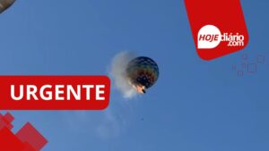 Queda de balão turístico é registrada em Santa Catarina neste sábado (21); mais de vinte pessoas estavam a bordo e há mortos