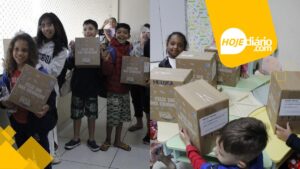 Crianças da rede municipal de ensino de Poá recebem kits especiais em celebração ao Dia das Crianças