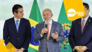 Lula Davi Alcolumbre e Hugo Motta