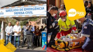 Defesa Civil de Itaquaquecetuba realiza simulado de emergência simulando enchente, nesta quarta-feira (26)