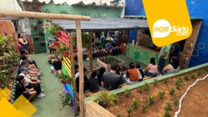 Sustentabilidade: Escola do bairro Jardim São José, em Suzano, ganha espaço ambiental com horta e sala de aula ao ar livre Horta escola Suzano