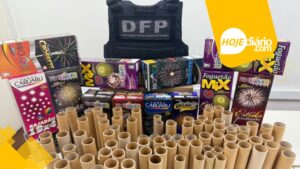 Fiscalização da GCM de Mogi das Cruzes apreende fogos ilegais em Jundiapeba e Braz Cubas Fogos de artífício Mogi das Cruzes