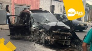 Após roubo de motocicleta, familiares da vítima perseguem indivíduos e um deles morre após colisão no Miguel Badra