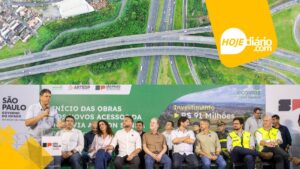 obras de novos acessos ao Rodoanel Leste e à Ayrton Senna
