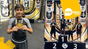 Com apenas 12 anos, atleta de Poá, Nathan Xavier, conquista dois títulos em um único dia e se destaca no Jiu-Jítsu nacional Nathan Xavier