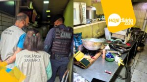 Atualização: dono de restaurante de yakisoba interditado na área central de Suzano é levado à delegacia após violar lacre do local no último sábado (07); estabelecimento voltou a ser autuado